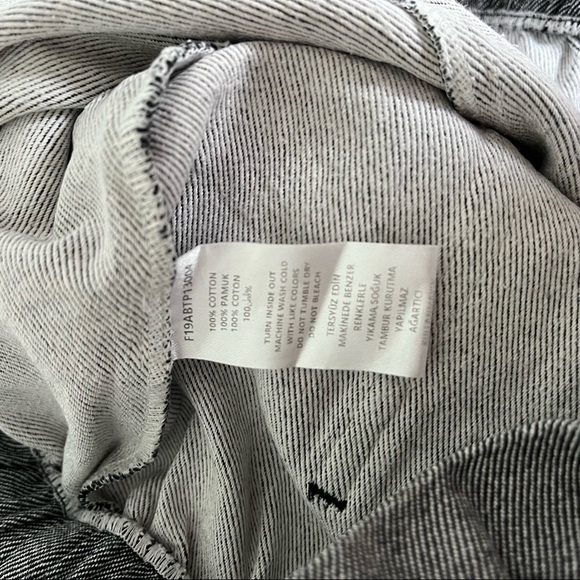 CALLIPYGIAN sz L Gray Paper Bag Shorts from Opening Ceremony Cotton - Picture 4 of 4